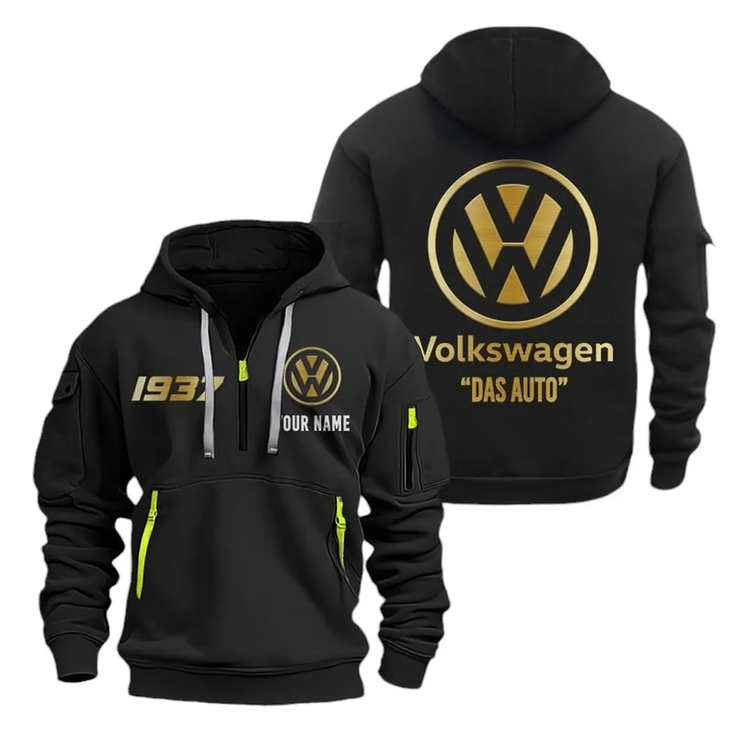 Reliable Automobile Enthusiasts Gift Hoodie Half Zipper, Bold Fan Hoodie CAR019 - Black