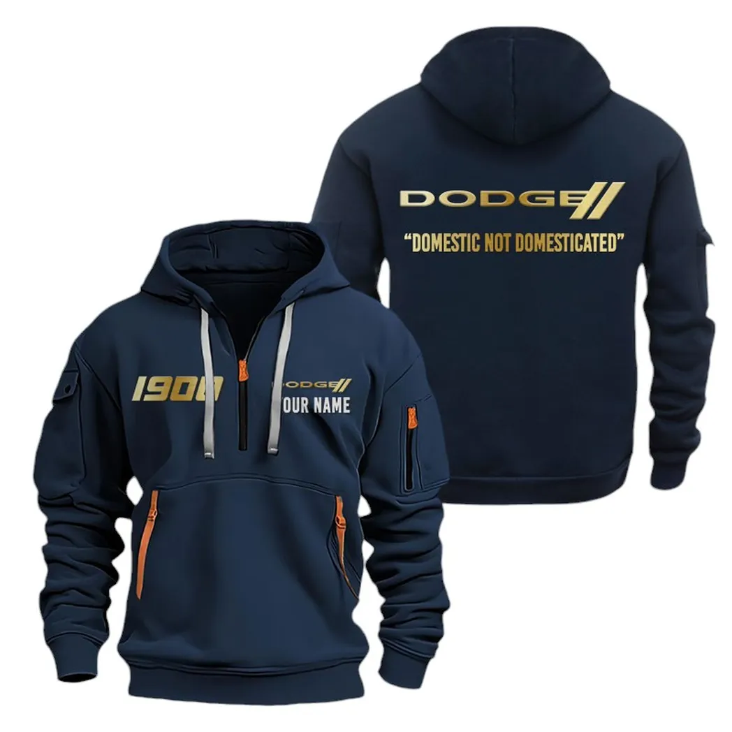 High-Performance Automobile Lovers Gift Hoodie Half Zipper, True Supporter Half-Zip Hoodie CAR019 - Navy