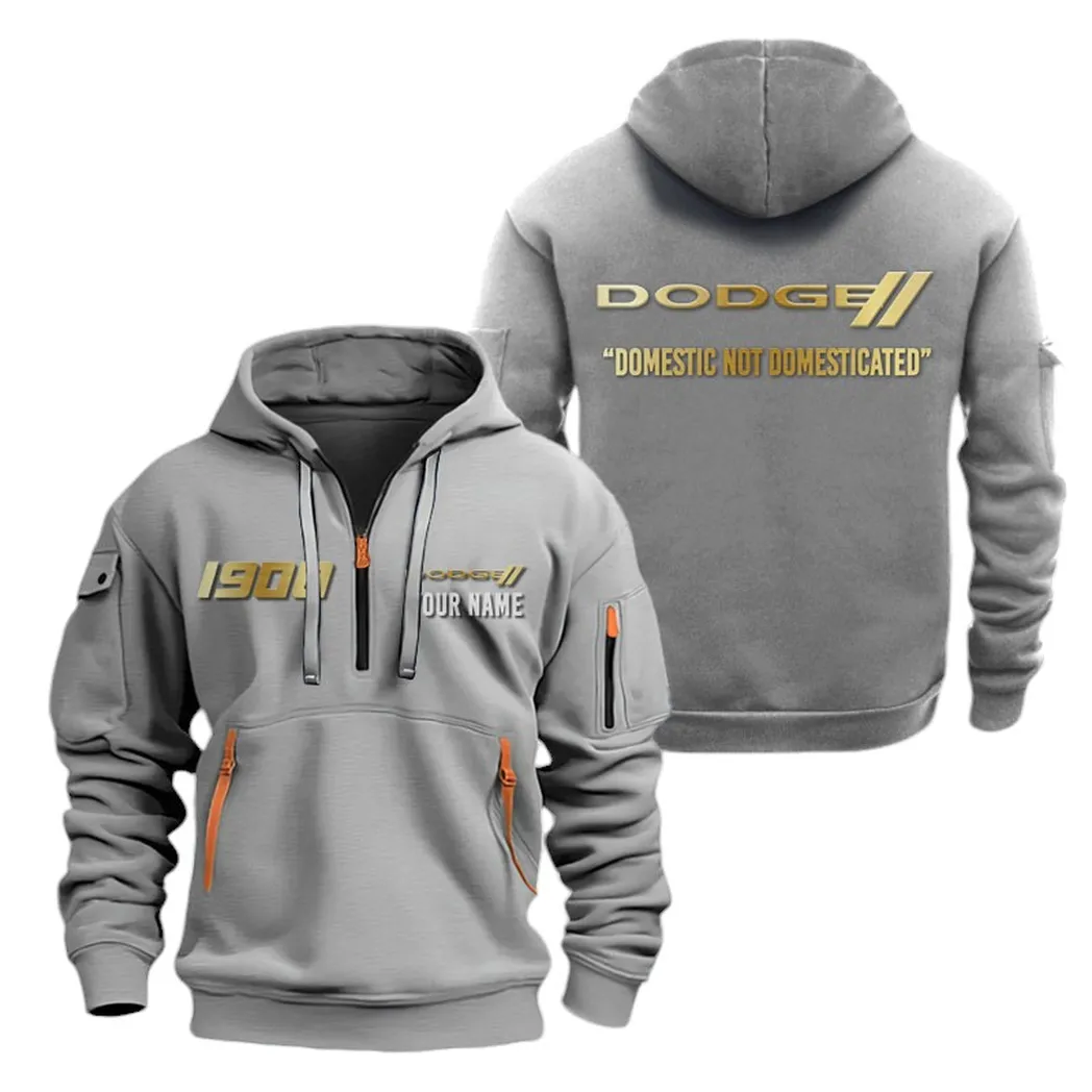 Performance Vehicle Owners Gift Hoodie Half Zipper, Sport Spirit Hoodie CAR019 - Gray
