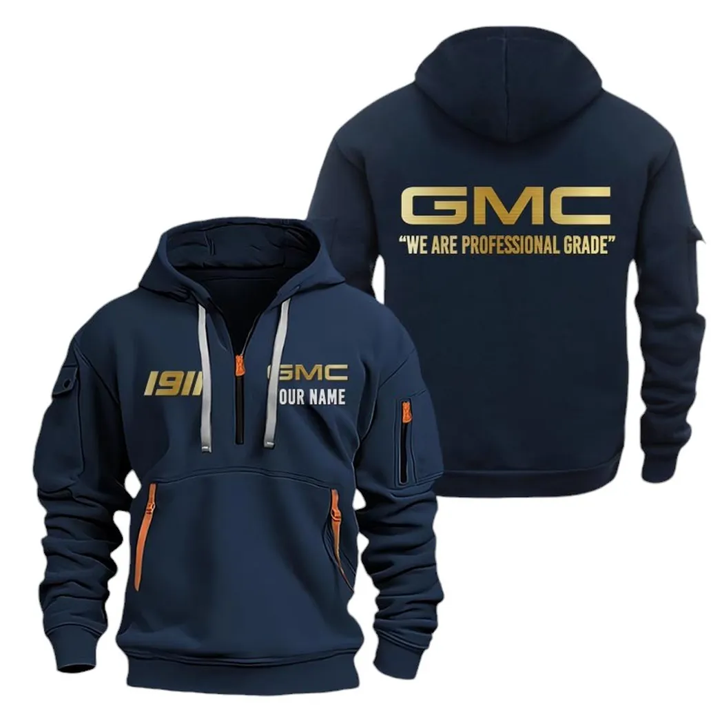 Strong Utility Vehicle Owners Gift Hoodie Half Zipper, Game Ready Half-Zip Hoodie CAR019 - Navy