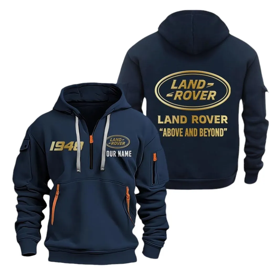 Outdoor Lifestyle Vehicle Lovers Gift Hoodie Half Zipper, True Fan Hoodie CAR019 - Navy
