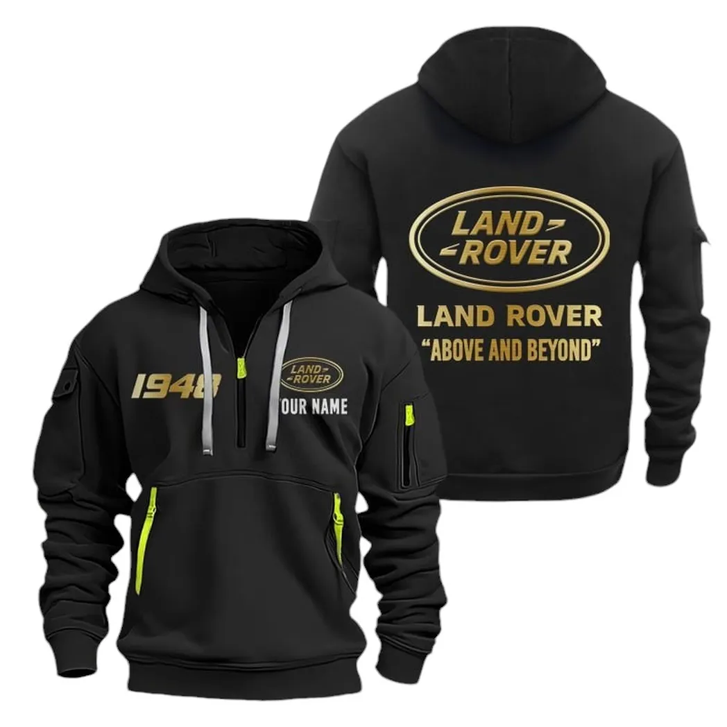 Utility Auto Maker Owners Gift Hoodie Half Zipper, Bold Fan Hoodie CAR019 - Black
