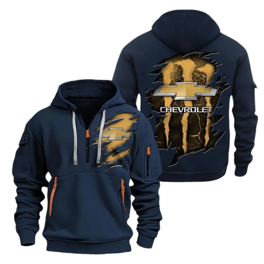 Modern Crossover Owners Gift Hoodie Half Zipper, Sport Spirit Hoodie CAR021 - Navy