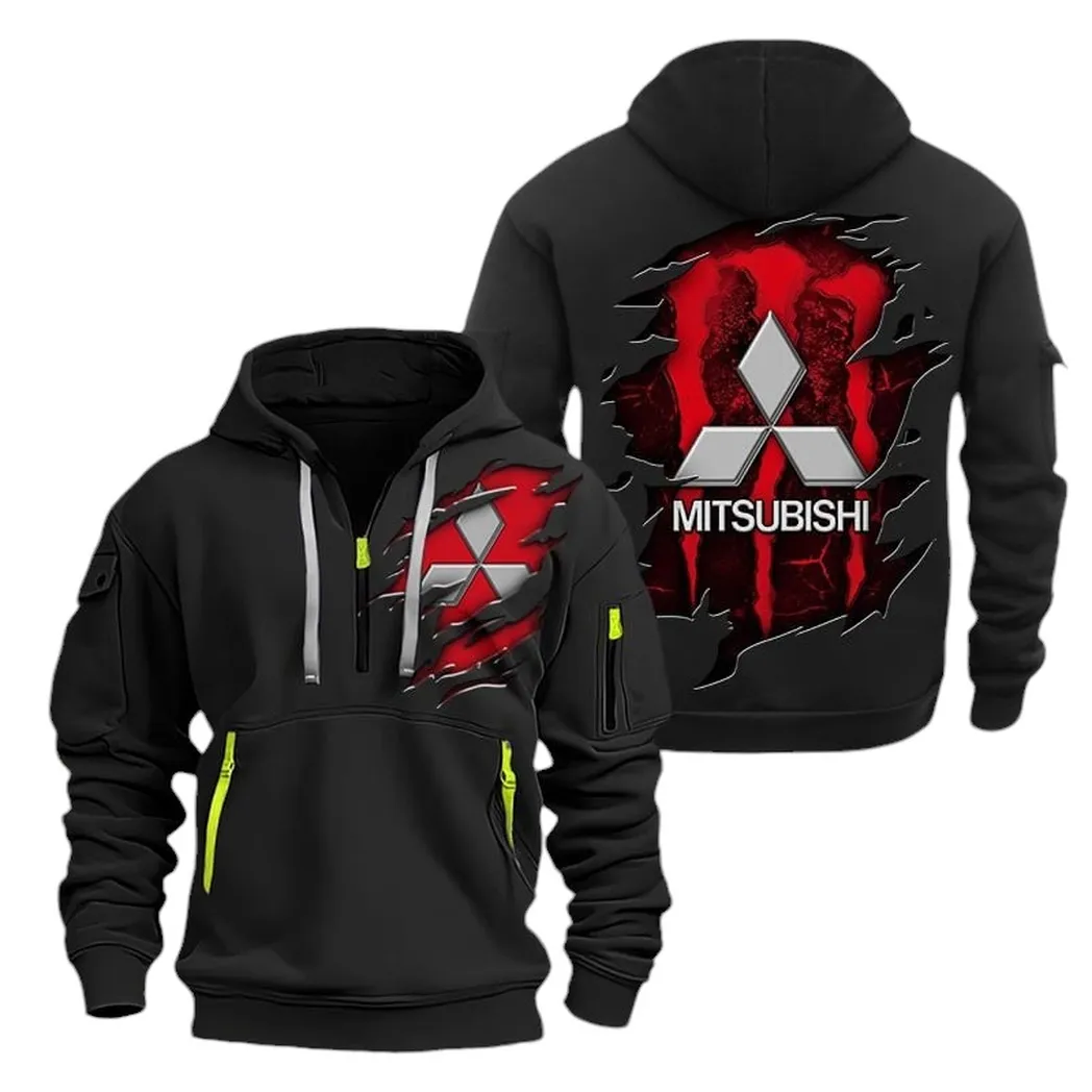 Crossover SUV Fans Gift Hoodie Half Zipper, Performance Fan Hoodie CAR021 - Black