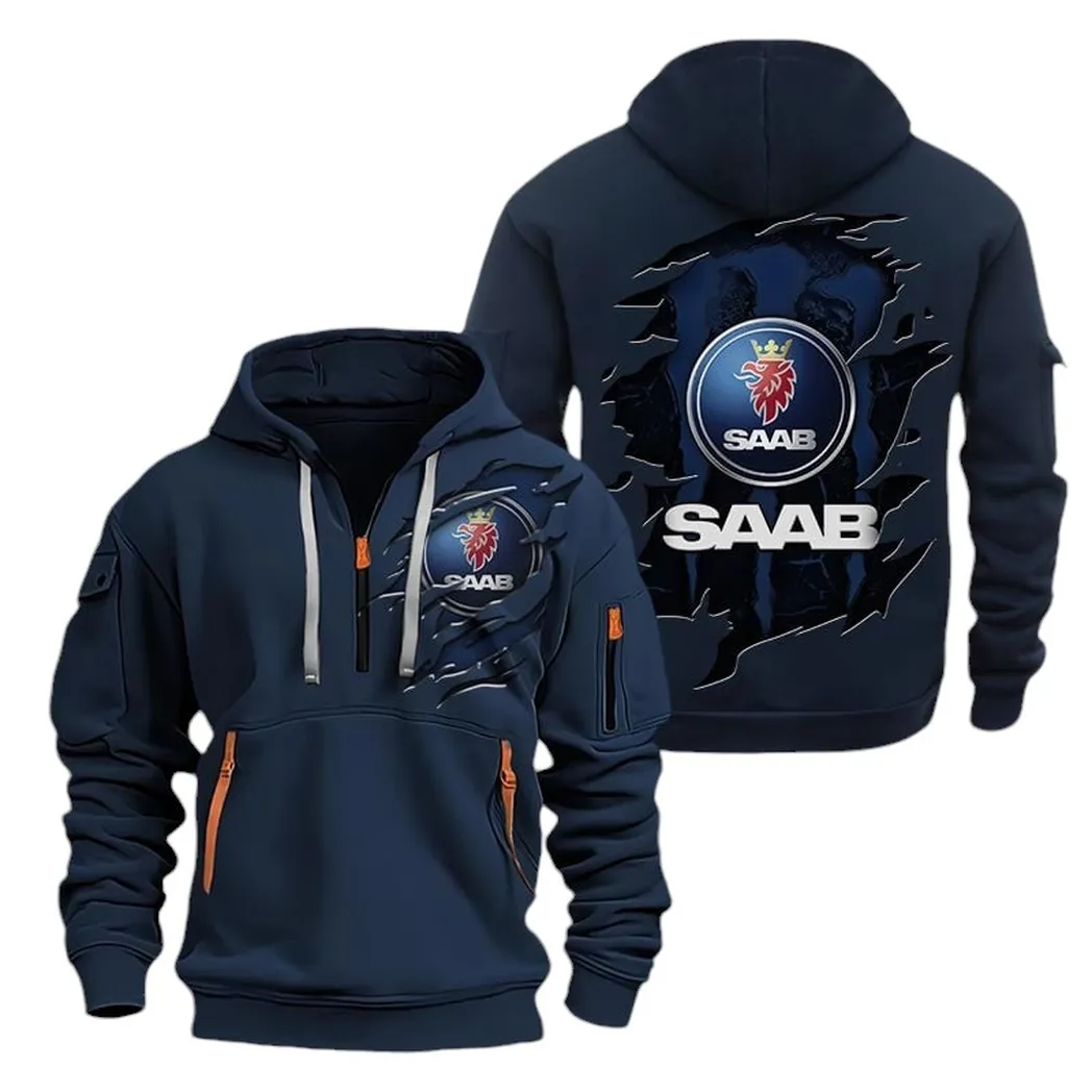 Adventure SUV Fans Gift Hoodie Half Zipper, Game Time Hoodie CAR021 - Navy