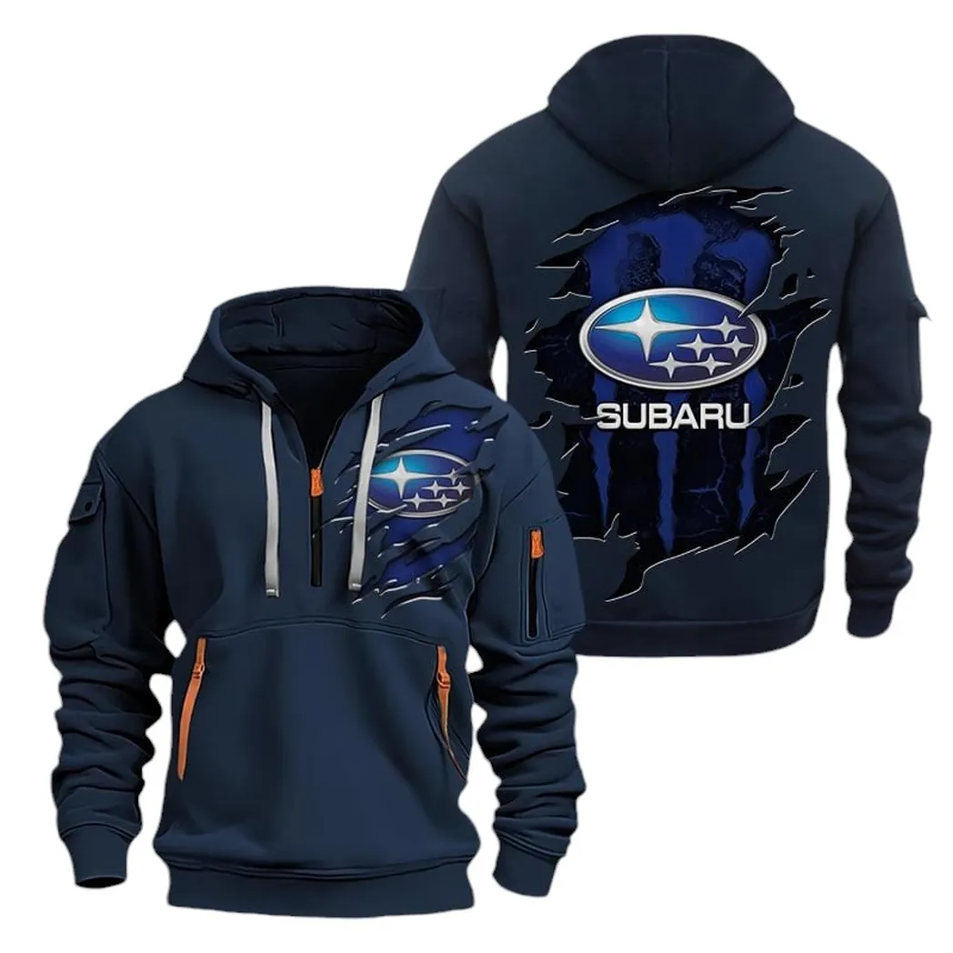 Outdoor Lifestyle Vehicle Collectors Gift Hoodie Half Zipper, True Supporter Half-Zip Hoodie CAR021 - Navy