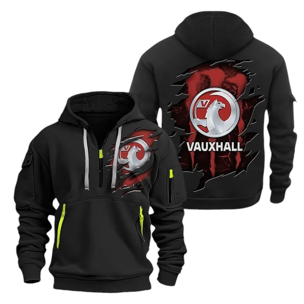 Passenger Vehicle Enthusiasts Gift Hoodie Half Zipper, Active Spirit Hoodie CAR021 - Black
