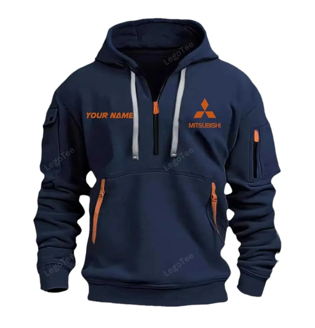 Family Hatchback Fans Gift Hoodie Half Zipper, Game Ready Half-Zip Hoodie CAR042 - Navy