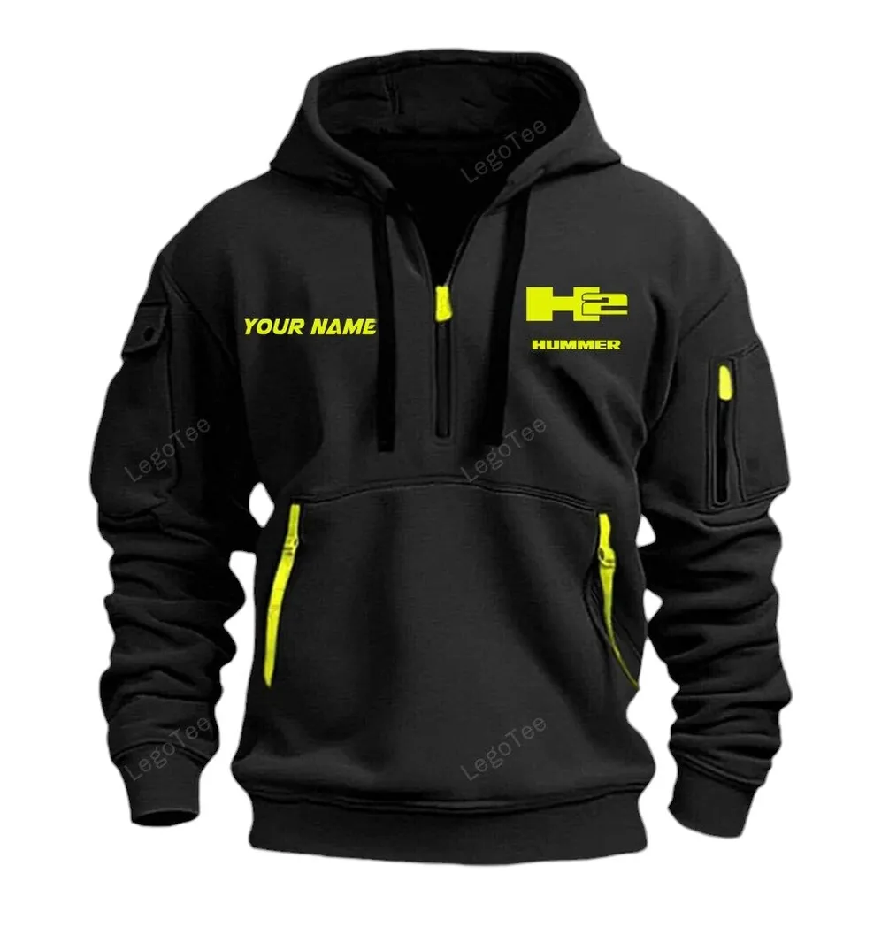 Off-Road Beast Owners Gift Hoodie Half Zipper, Game Ready Half-Zip Hoodie CAR042 - Black
