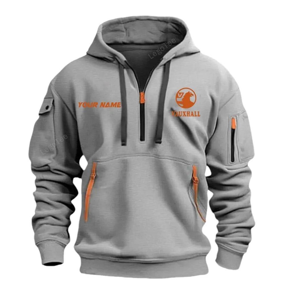Affordable Ride Enthusiasts Gift Hoodie Half Zipper, Everyday Comfort Half-Zip Hoodie CAR042 - Gray