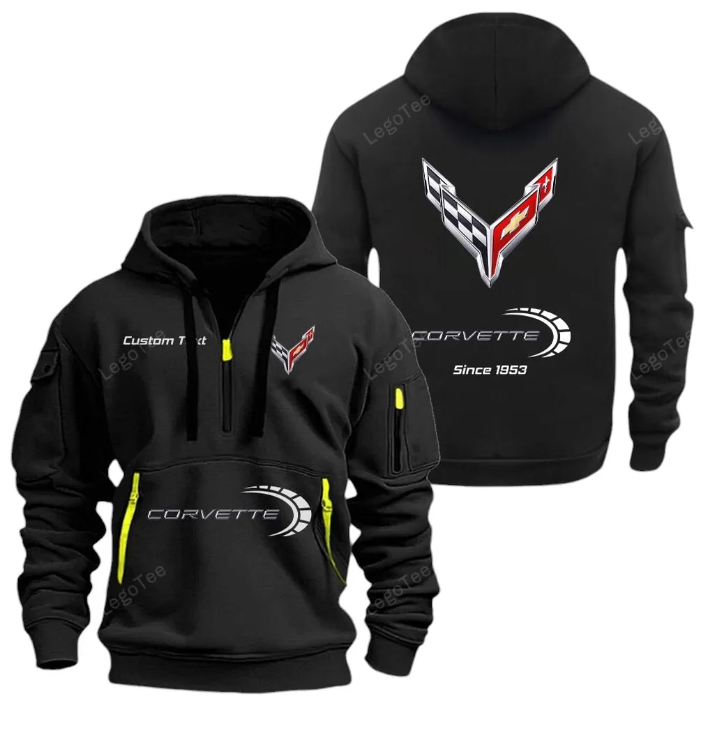 Speed Coupe Lovers Gift Hoodie Half Zipper, True Fan Hoodie CAR052 - Black