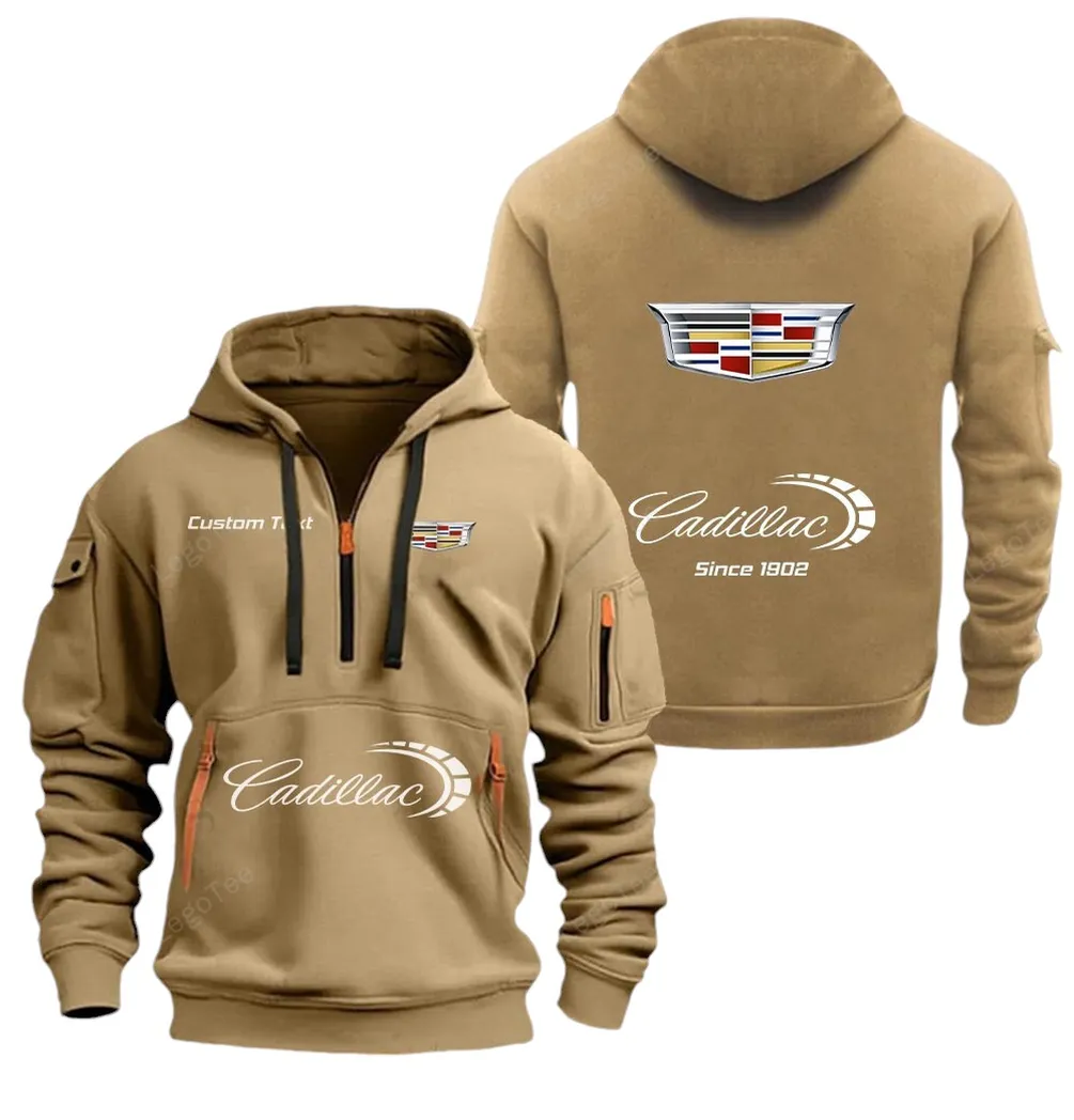 Sophisticated Urban Cruiser Lovers Gift Hoodie Half Zipper, Game Day Half-Zip Hoodie CAR052 - Khaki