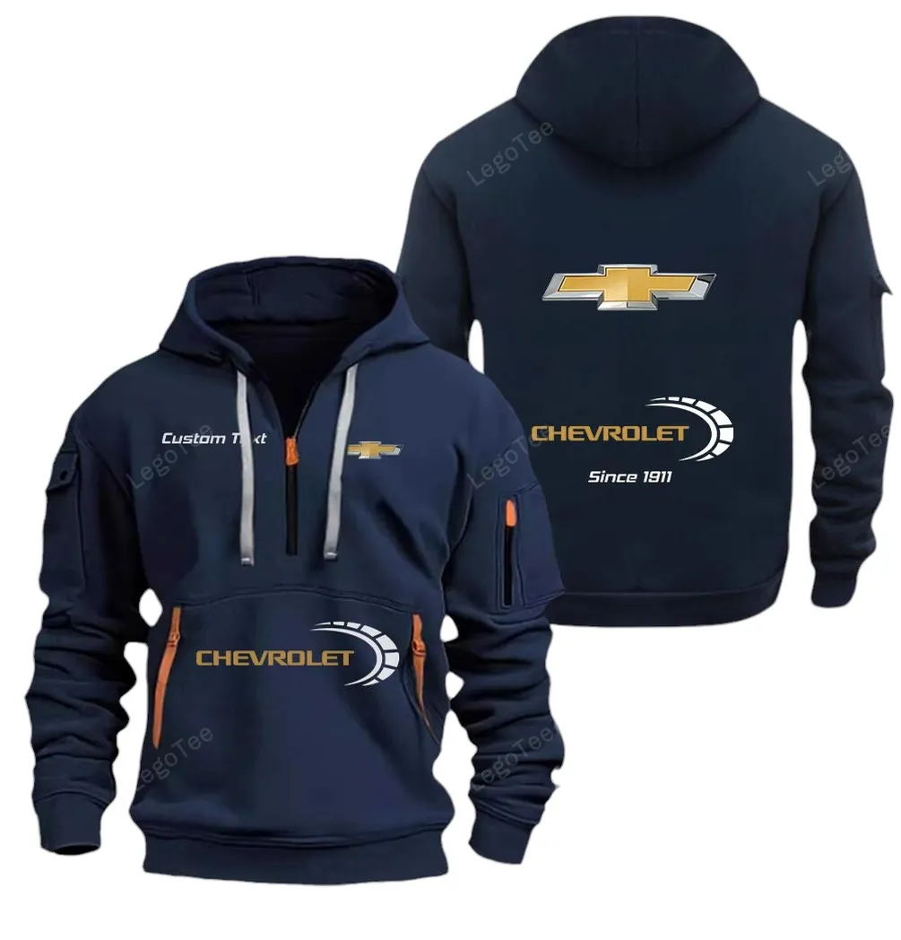 Off-Road SUV Owners Gift Hoodie Half Zipper, True Fan Hoodie CAR052 - Navy