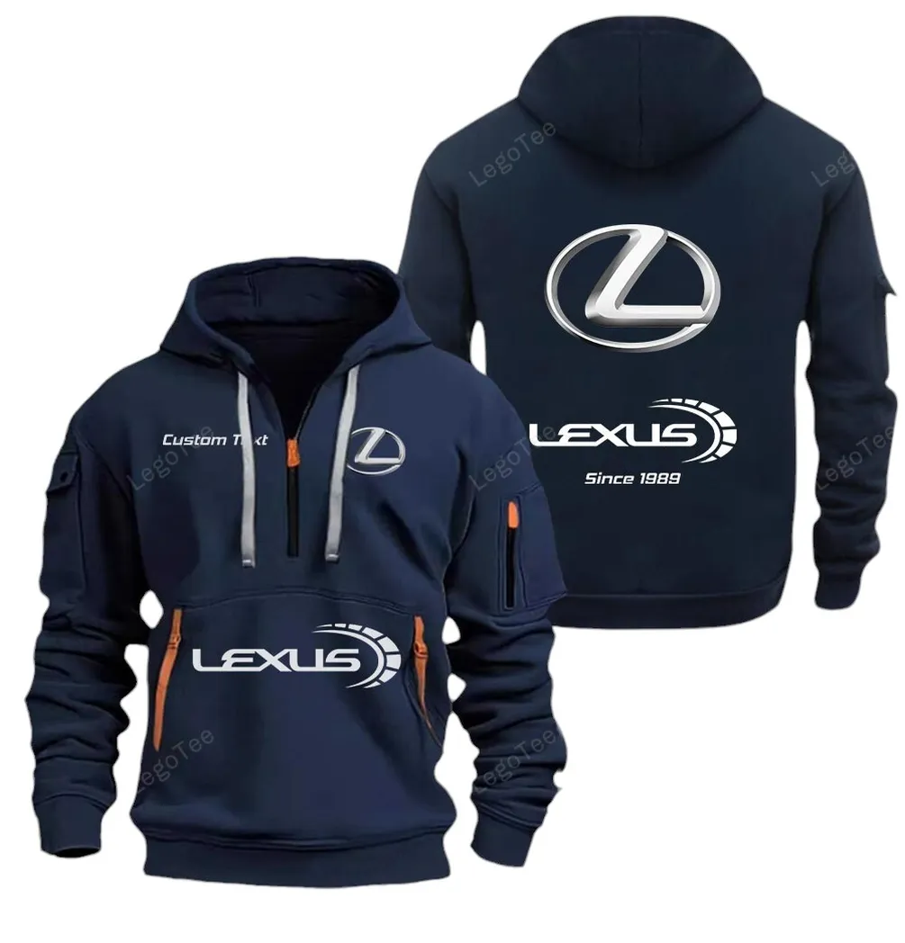 Executive Vehicle Collectors Gift Hoodie Half Zipper, Classic Sport Half-Zip Hoodie CAR052 - Navy