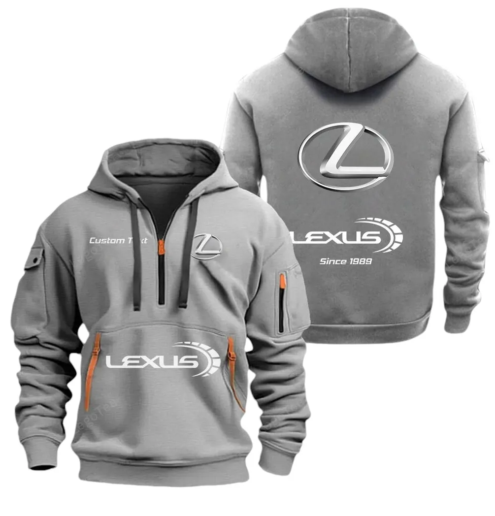 Prestige Sedan Fans Gift Hoodie Half Zipper, Game Time Hoodie CAR052 - Gray
