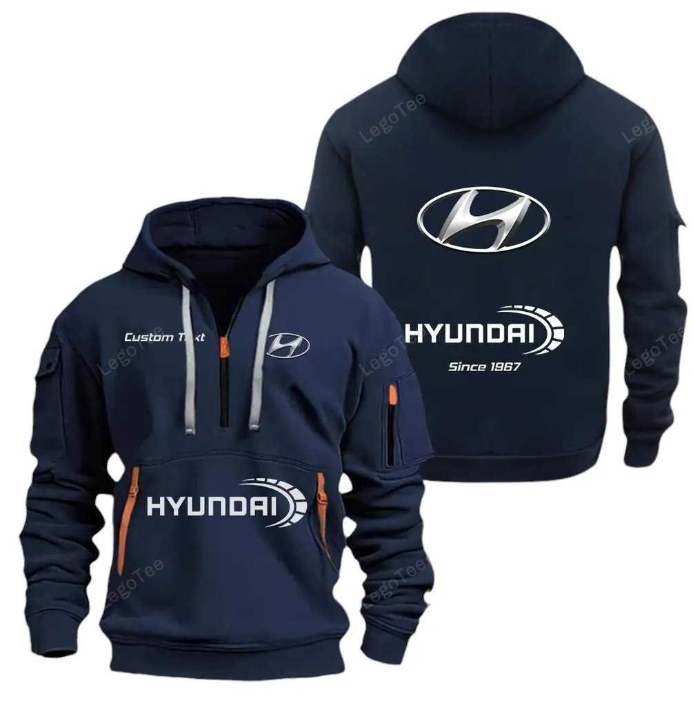 SUV Fans Gift Hoodie Half Zipper, Game Ready Half-Zip Hoodie CAR052 - Navy