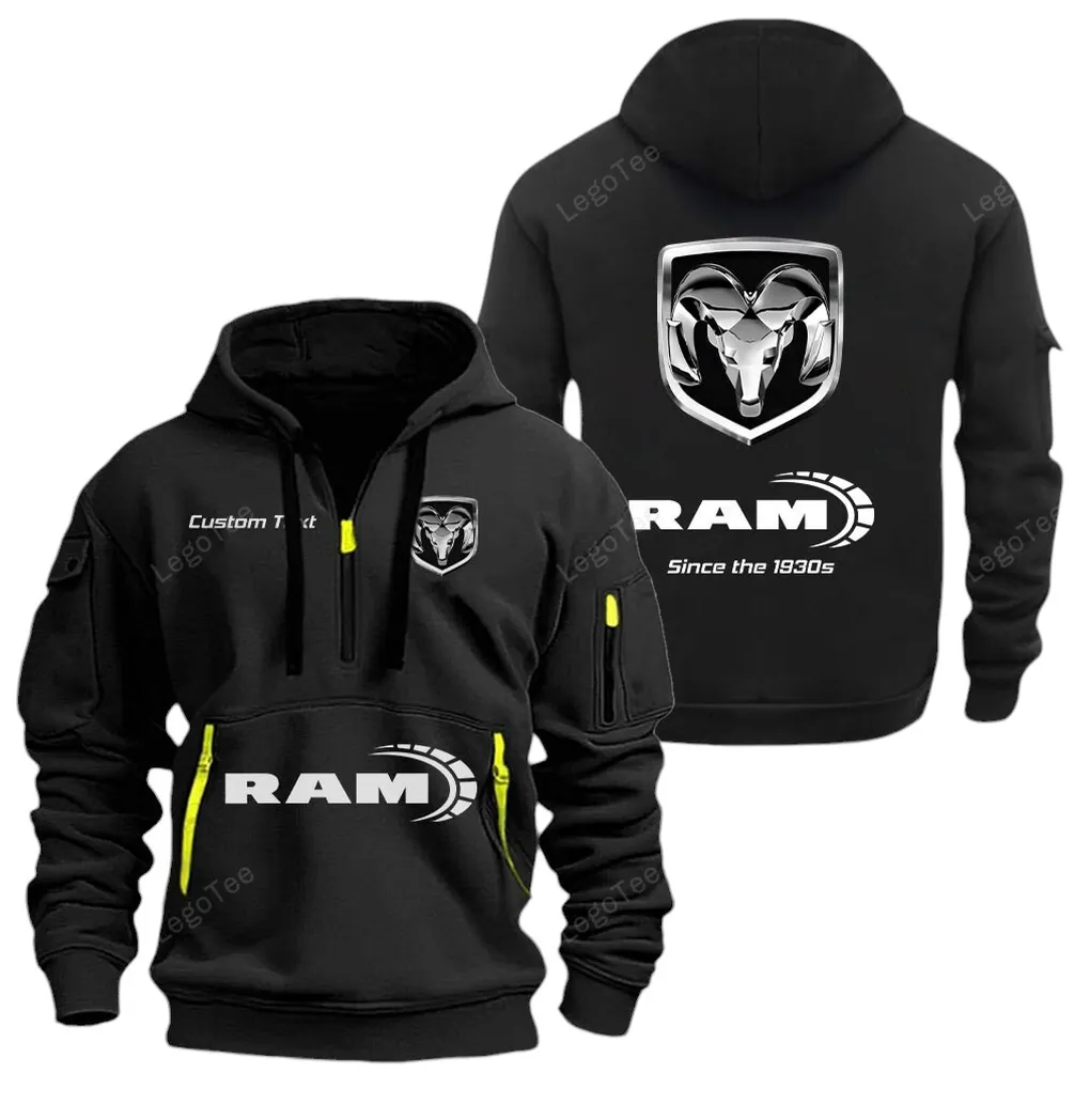 Utility Vehicle Fans Gift Hoodie Half Zipper, Game Time Hoodie CAR052 - Black