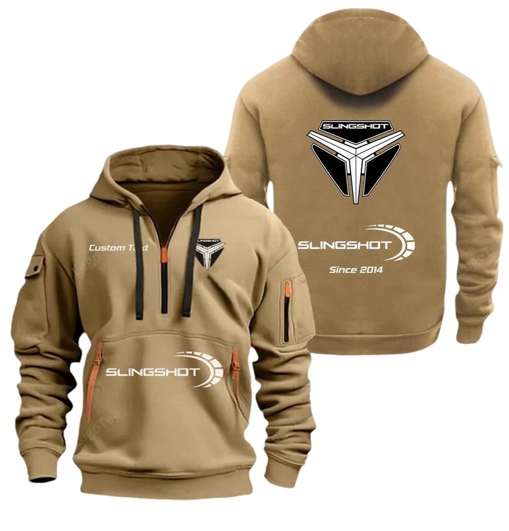 Fun-to-Drive Ride Enthusiasts Gift Hoodie Half Zipper, Streetwear Fan Hoodie CAR052 - Khaki
