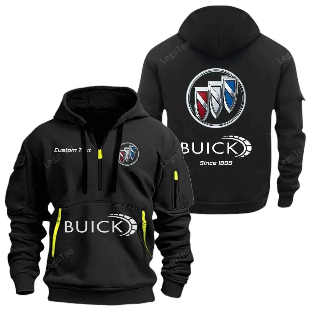 Upscale Daily Driver Enthusiasts Gift Hoodie Half Zipper, Bold Fan Hoodie CAR052 - Black