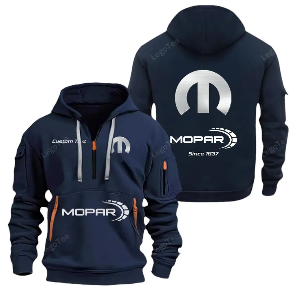 Powertrain Upgrades Enthusiasts Gift Hoodie Half Zipper, Athletic Fan Half-Zip Hoodie CAR052 - Navy