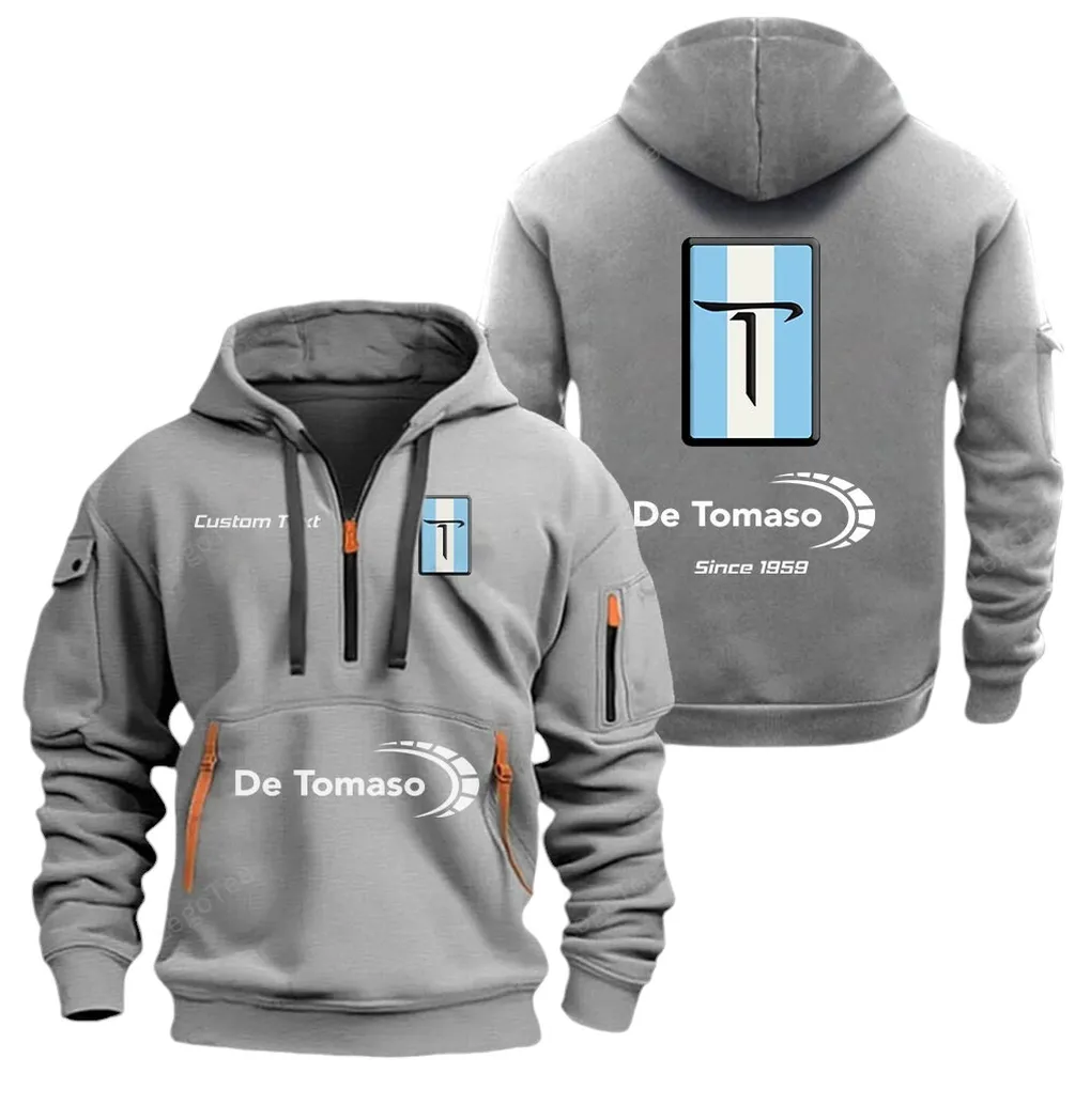 Track Monster Fans Gift Hoodie Half Zipper, Performance Fan Hoodie CAR052 - Gray