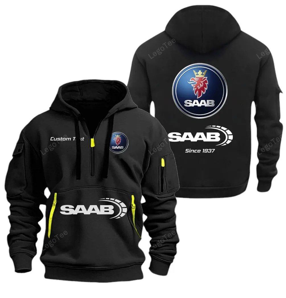 All-Terrain SUV Collectors Gift Hoodie Half Zipper, Classic Sport Half-Zip Hoodie CAR052 - Black
