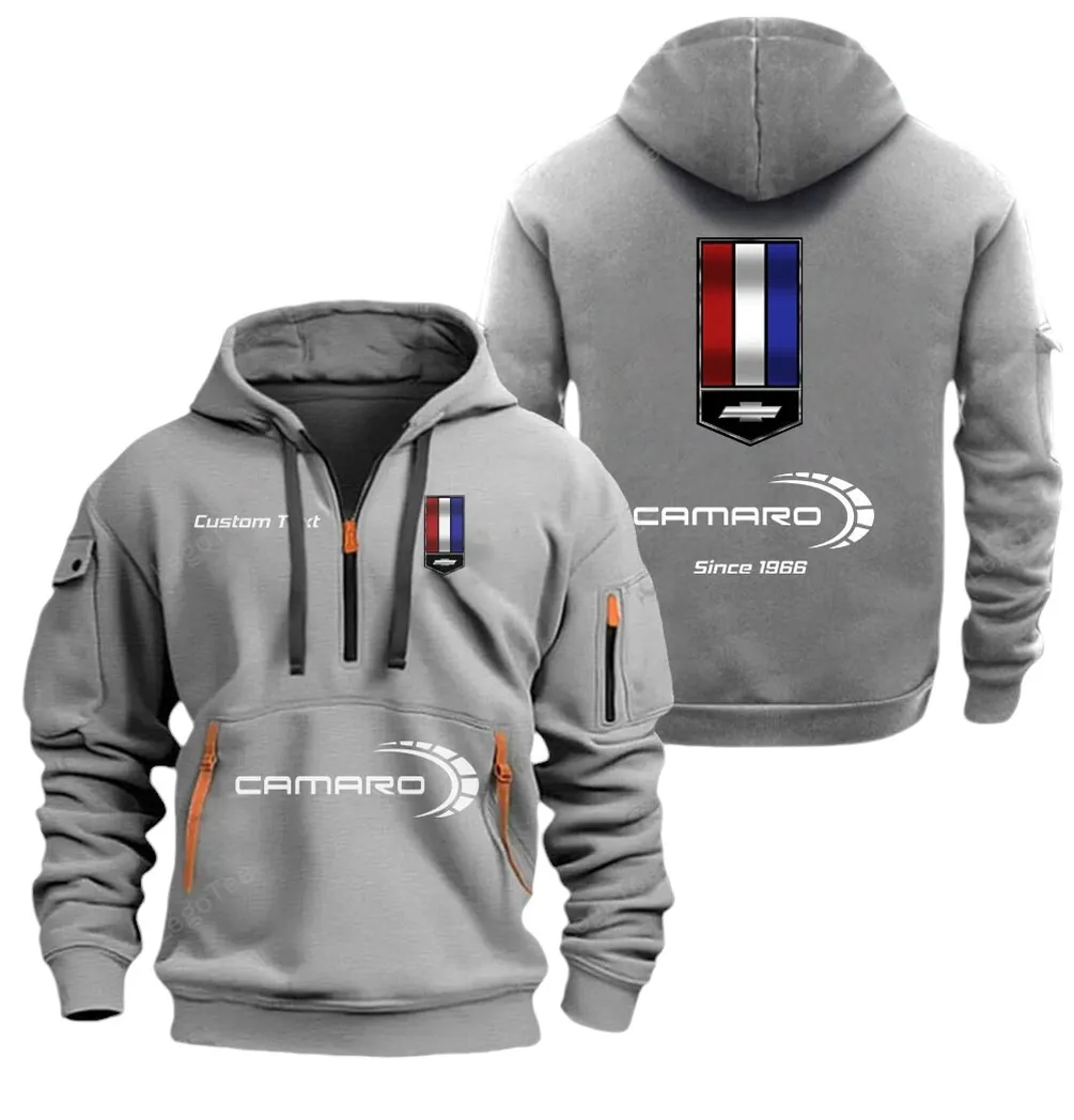 Performance Car Enthusiasts Gift Hoodie Half Zipper, Game Time Hoodie CAR052 - Gray