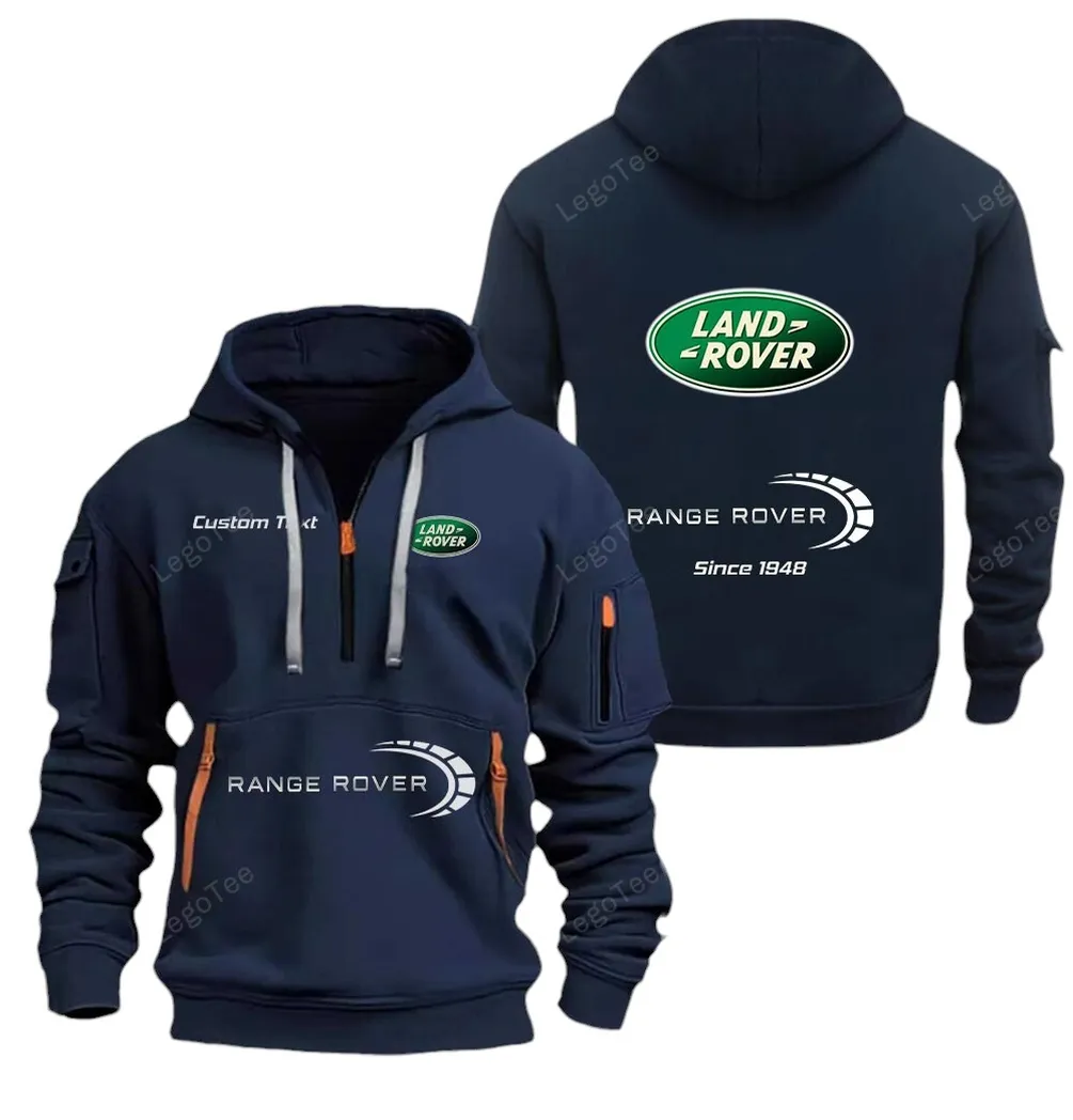 Rugged Terrain Auto Brand Collectors Gift Hoodie Half Zipper, Game Day Half-Zip Hoodie CAR052 - Navy