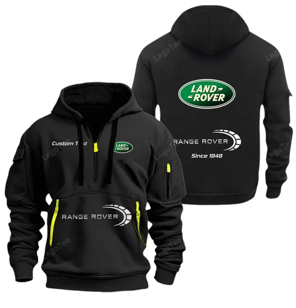 Adventure SUV Company Owners Gift Hoodie Half Zipper, Bold Fan Hoodie CAR052 - Black