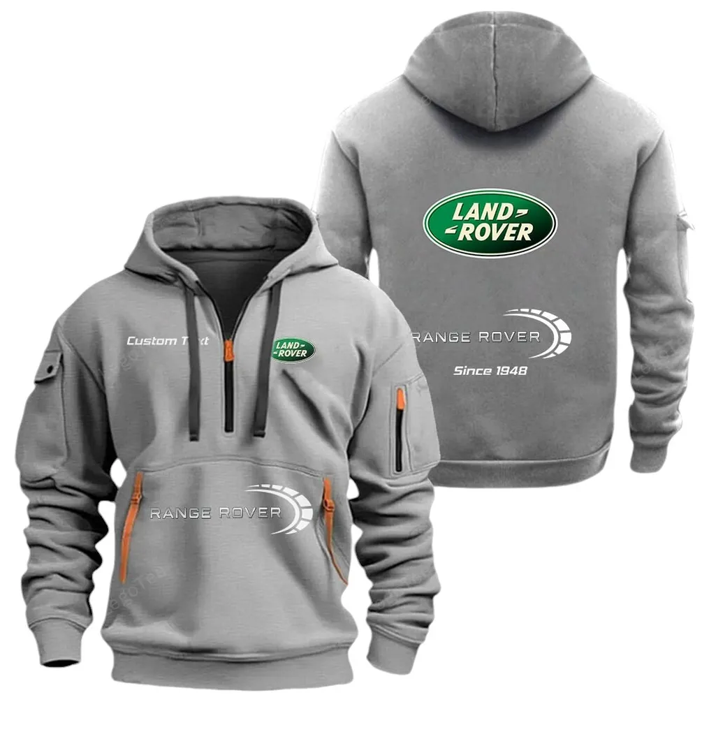 4x4 SUV Maker Fans Gift Hoodie Half Zipper, Active Spirit Hoodie CAR052 - Gray