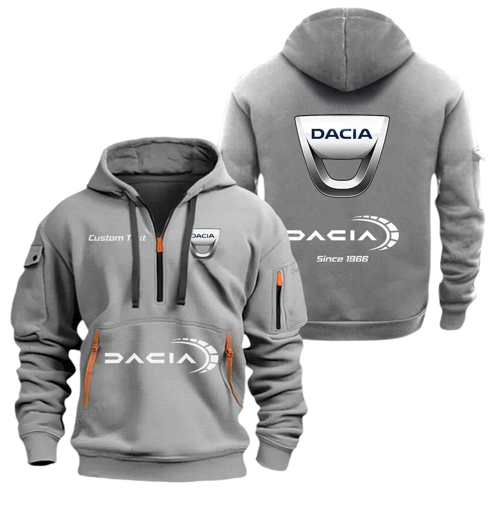 Directhaul Equipment Collectors Gift Hoodie Half Zipper, Game Ready Half-Zip Hoodie CAR052 - Gray