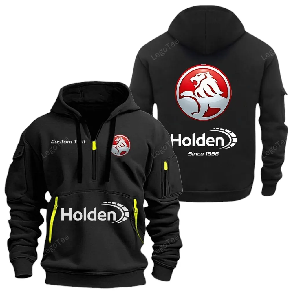 Australian Car Collectors Gift Hoodie Half Zipper, Performance Fan Hoodie CAR052 - Black