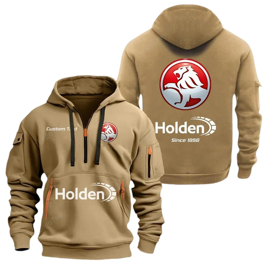 Road Sedan Lovers Gift Hoodie Half Zipper, Game Ready Half-Zip Hoodie CAR052 - Khaki