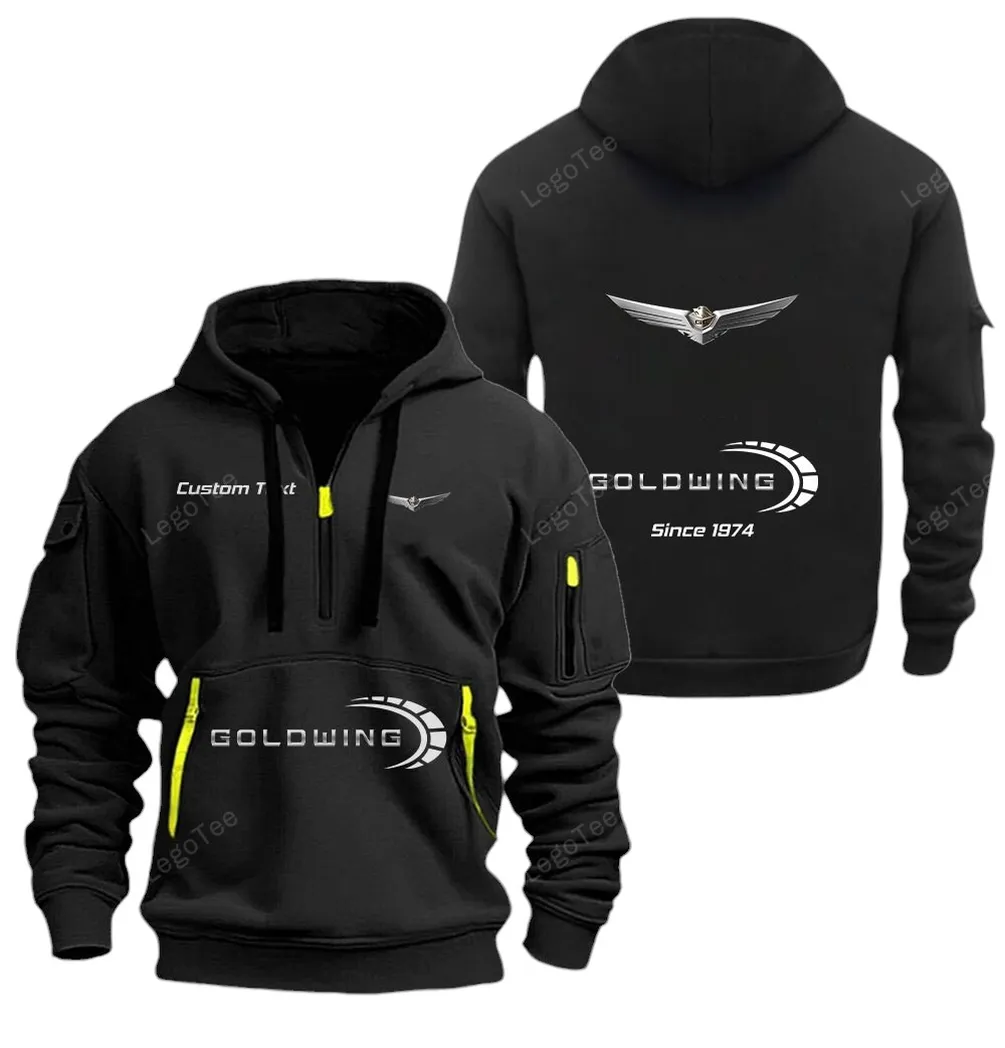 Endurance Road Bike Lovers Gift Hoodie Half Zipper, Streetwear Fan Hoodie CAR052 - Black