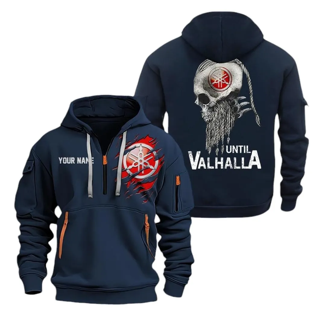 Performance Bike Enthusiasts Gift Hoodie Half Zipper, All-Season Fan Half-Zip Hoodie CAR072 - Navy