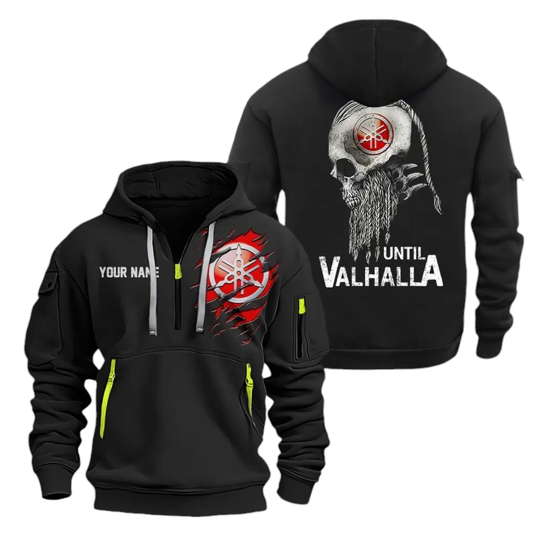 Adventure Motorbike Enthusiasts Gift Hoodie Half Zipper, True Fan Hoodie CAR072 - Black