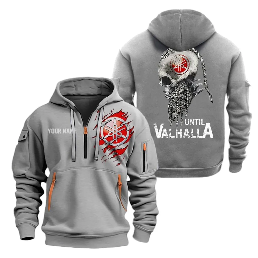 Sport Bike Collectors Gift Hoodie Half Zipper, Warm Up Hoodie CAR072 - Gray