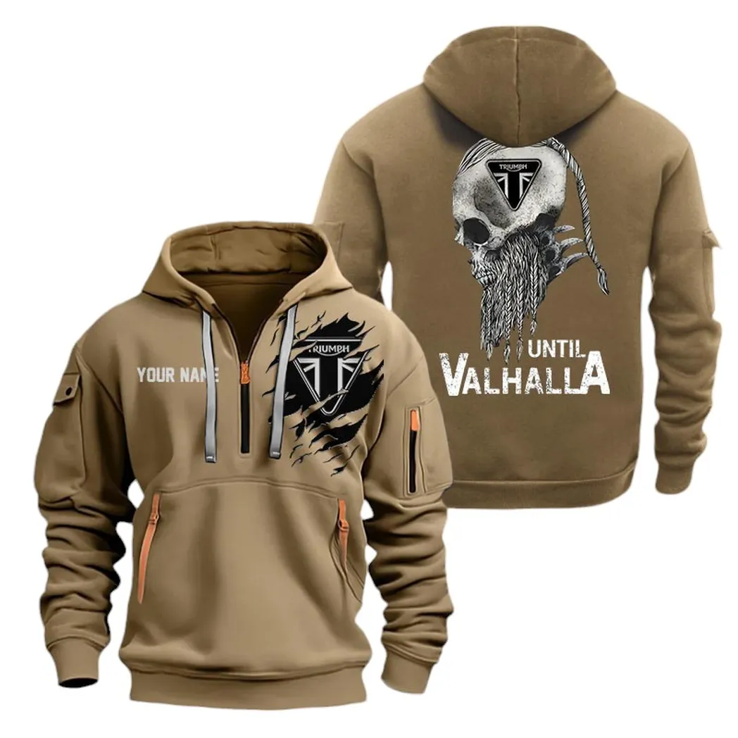 Timeless Cruiser Owners Gift Hoodie Half Zipper, True Supporter Half-Zip Hoodie CAR072 - Khaki