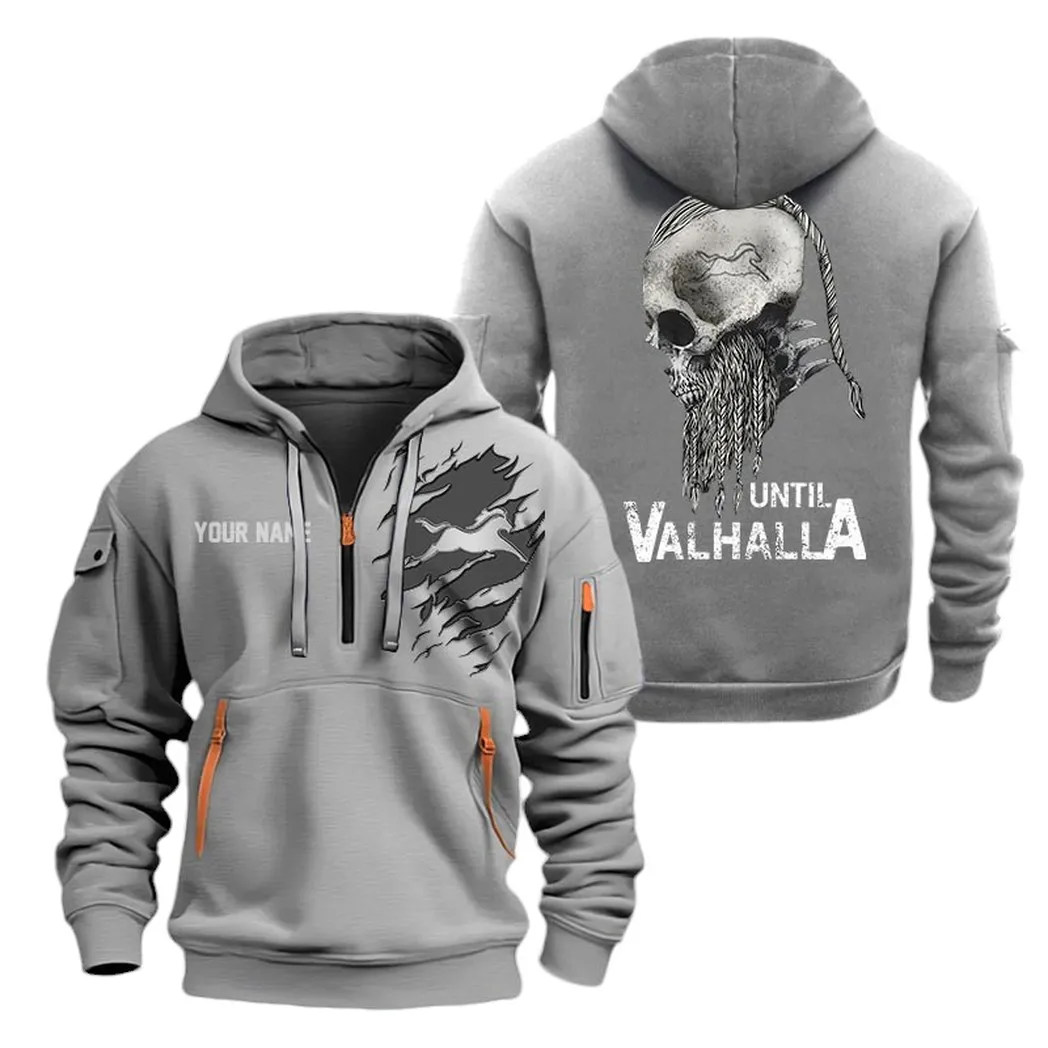 Agile Street Ride Owners Gift Hoodie Half Zipper, Everyday Fan Hoodie CAR072 - Gray