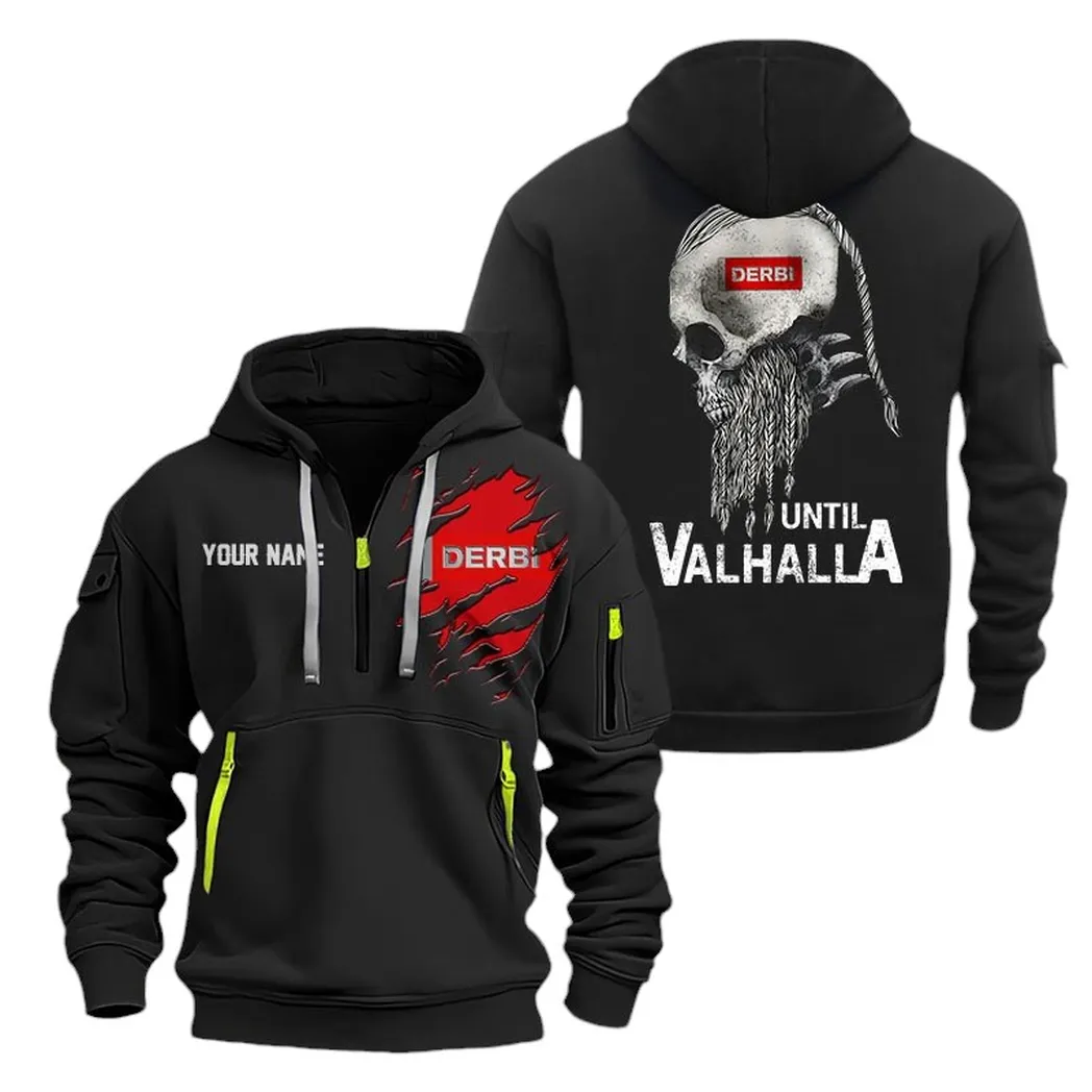 Urban Racer Fans Gift Hoodie Half Zipper, Fan Pride Half-Zip Hoodie CAR072 - Black