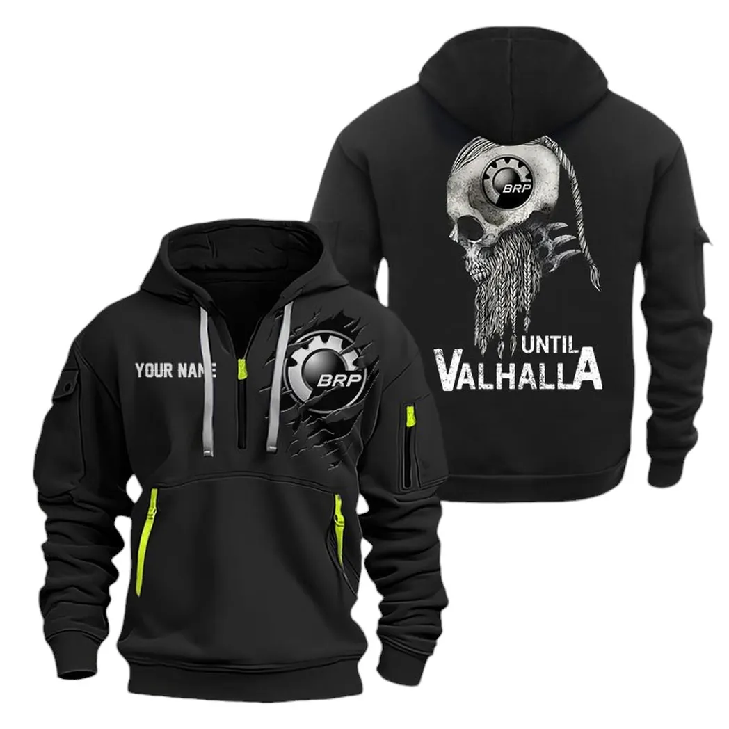 Two-Wheeler Fans Gift Hoodie Half Zipper, Performance Fan Hoodie CAR072 - Black