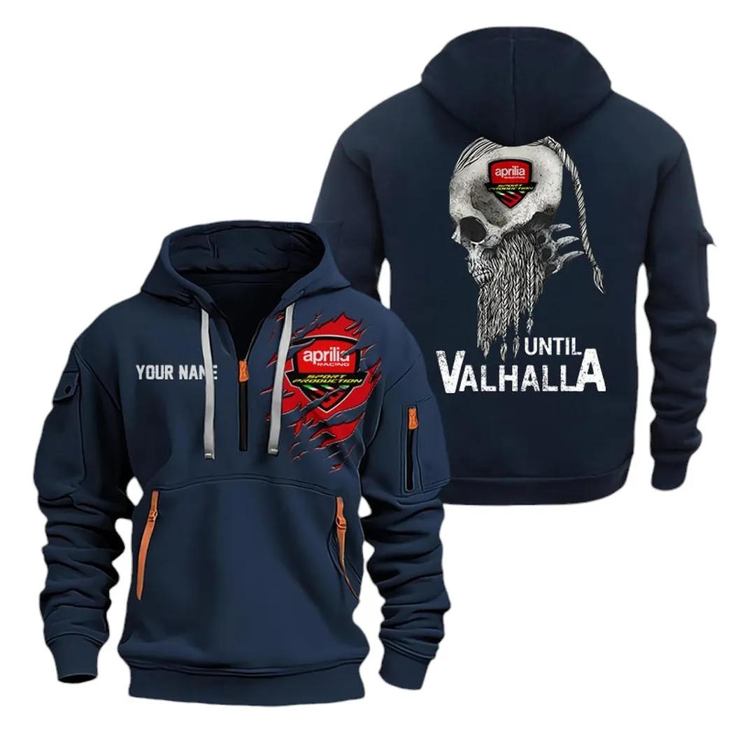 Two-Wheeler Enthusiasts Gift Hoodie Half Zipper, Classic Sport Half-Zip Hoodie CAR072 - Navy