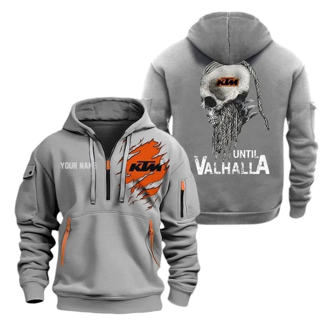 Competition Bike Lovers Gift Hoodie Half Zipper, Supporter Spirit Hoodie CAR072 - Gray