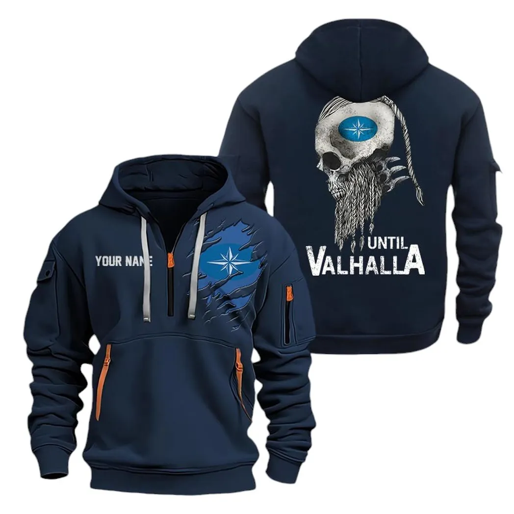 Sport Utility Vehicle Enthusiasts Gift Hoodie Half Zipper, Bold Energy Hoodie CAR072 - Navy
